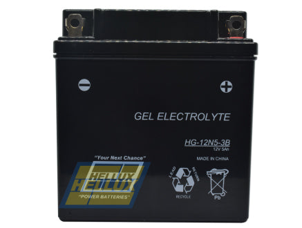 Batería de moto gel - Tipo yuasa 12V