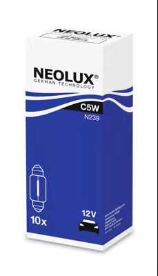 Lámpara incandescente - 12V 5W SV8.5-8 N239 C5W 6418