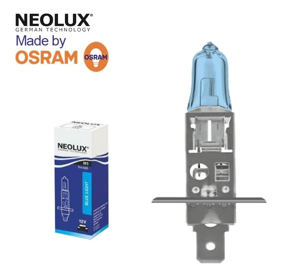Lámpara halogena H1 - 12V 55W P14.5S N448B H1 blue 64150 cbi