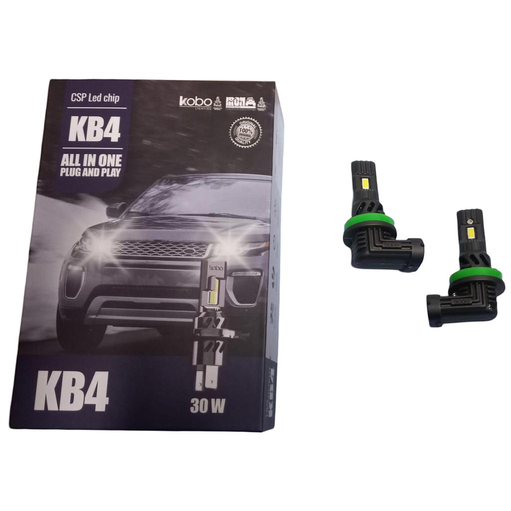 KIT LED KB4 H11 | 30 WATTS ALL IN ONE CON COOLER INTERNO