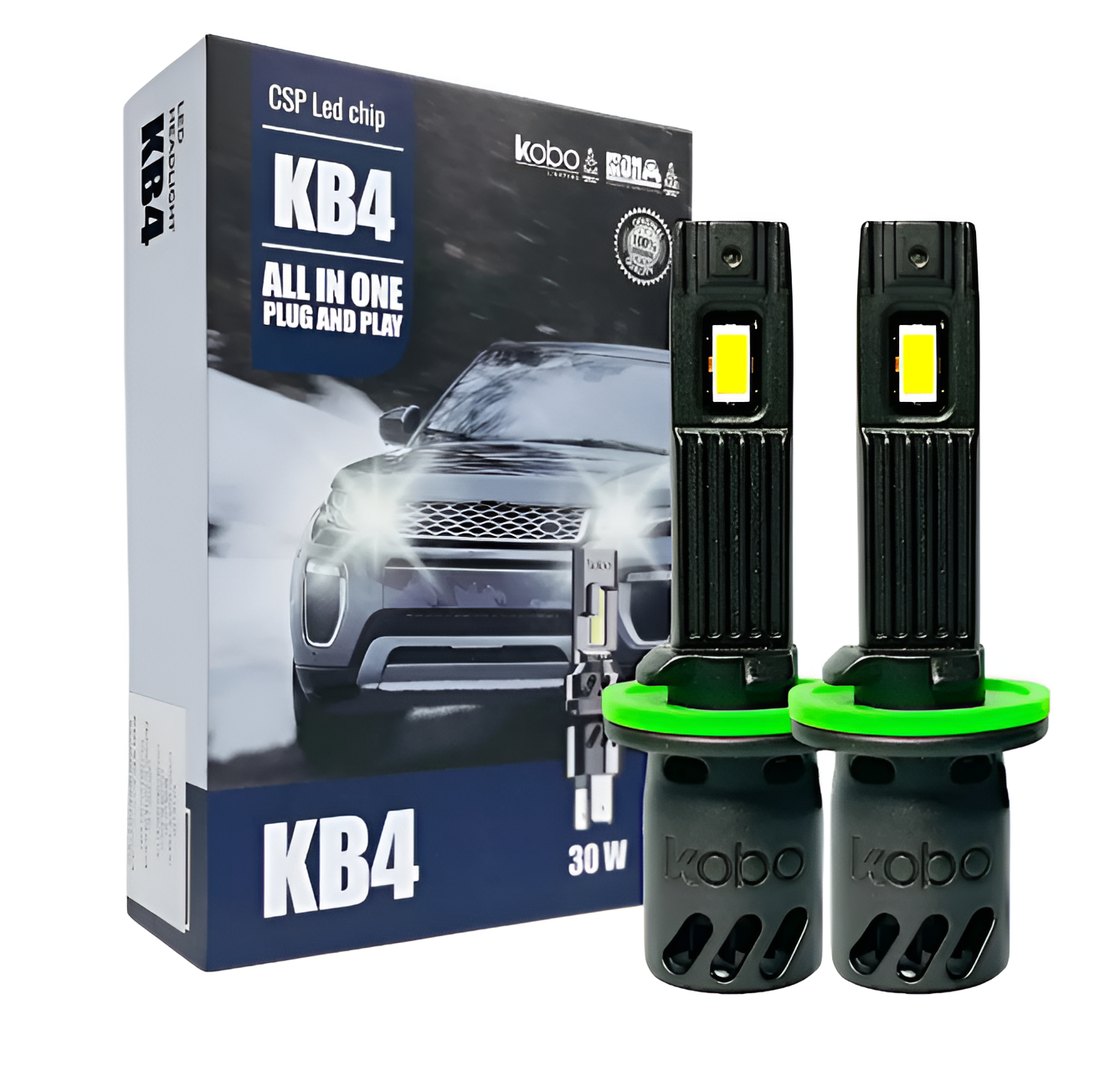 KIT LED KB4 H27 | 30 WATTS ALL IN ONE CON COOLER INTERNO