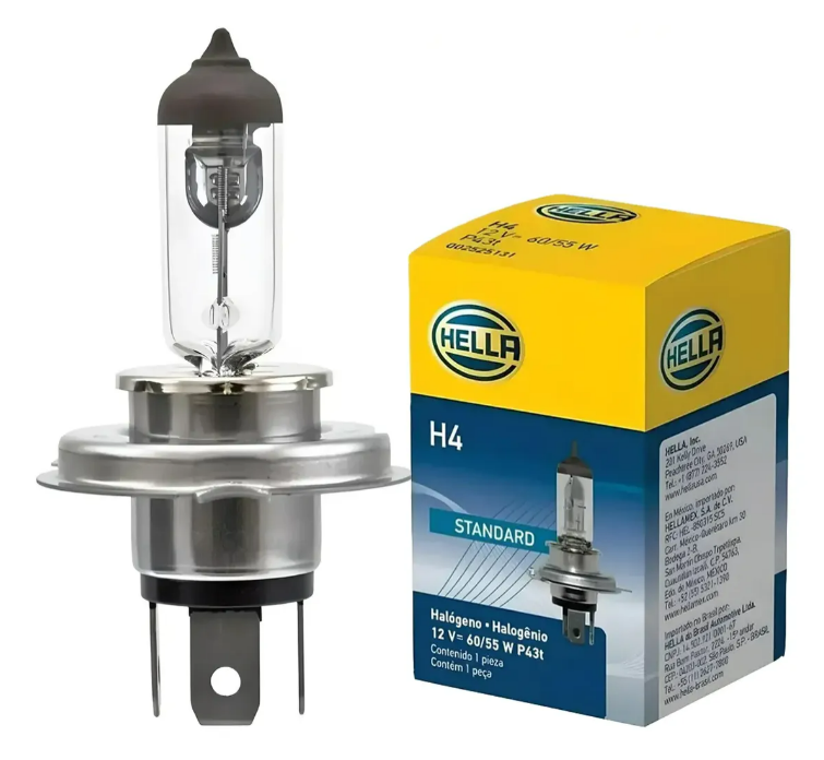 178555001 LAMPARA HELLA HALOGENA H4 12V 60/55 W