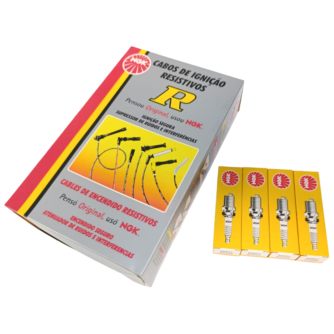 KIT CABLES Y BUJIAS NGK | FIAT