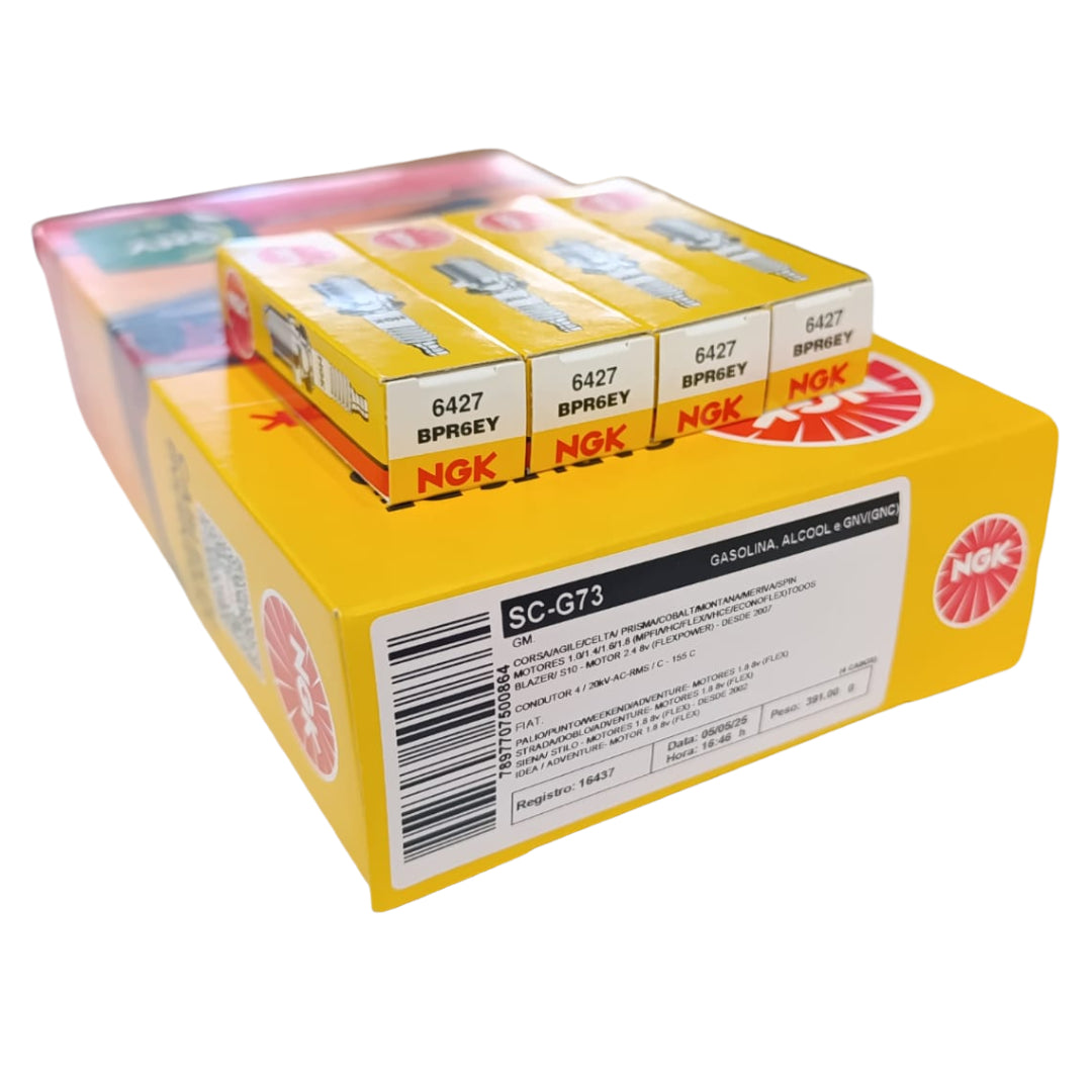 KIT CABLES Y BUJIAS NGK | CHEVROLET - FIAT
