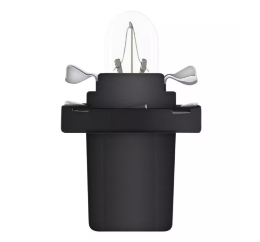 LAMPARA CASQUILLO VIDRIO C/PORTALAMPARA | 12V 1.2W B8,3 D (KIT X 10)
