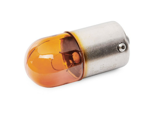 LAMPARA INCANDESCENTE | 12V 10W BAU15S AMBAR