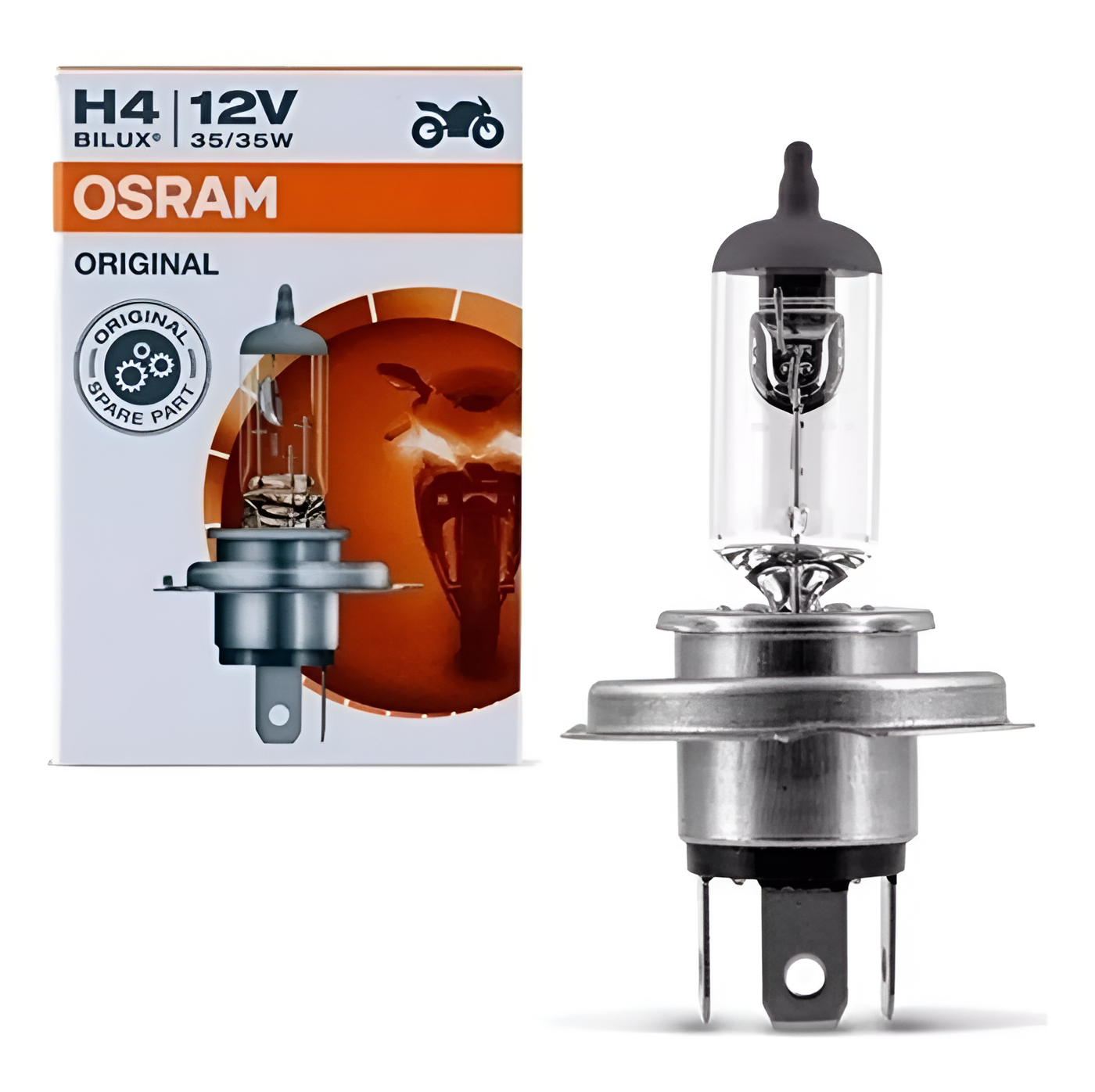 LAMPARA HALOGENA TIPO HS1 | 12V 35/35W P43T MOTO