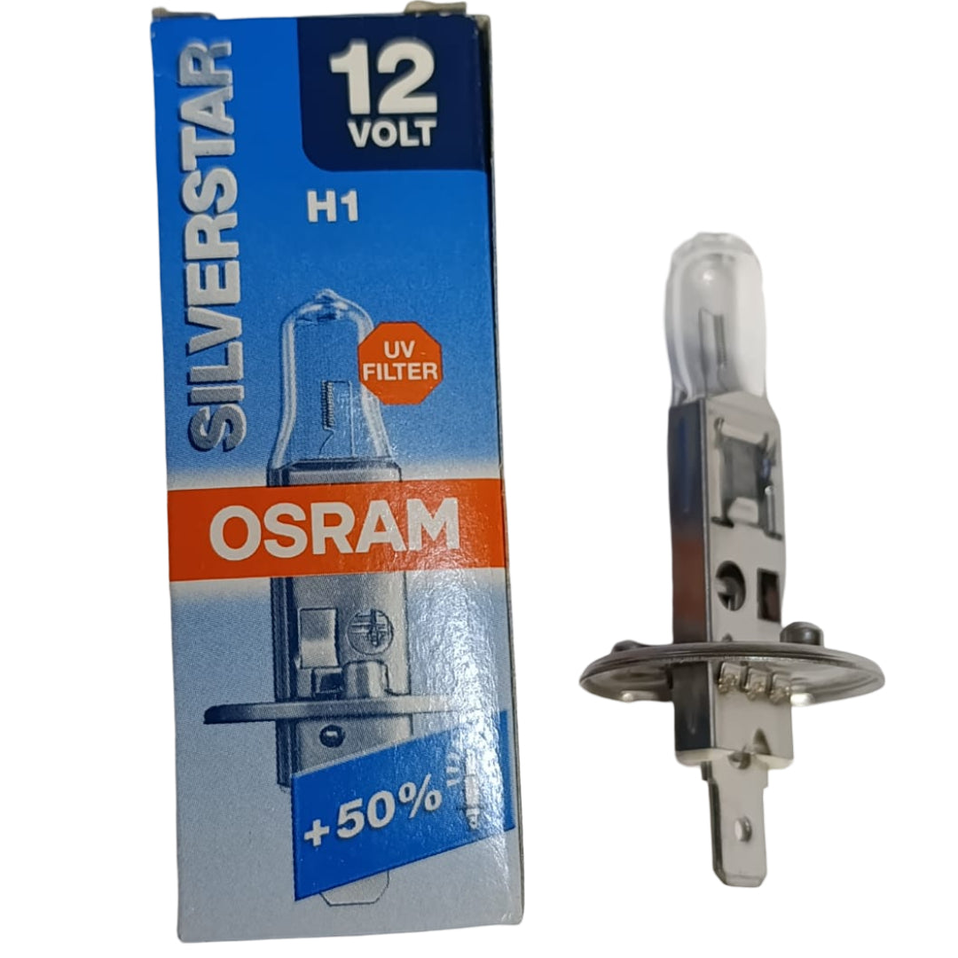 LAMPARA HALOGENA MONOFILAMENTO H1 | 12V 55W SILVER STAR