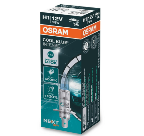 LAMPARA HALOGENA | H1 12V 55W P14,5S 64150 H1 COOL BLUE INTENSE NEXT GEN
