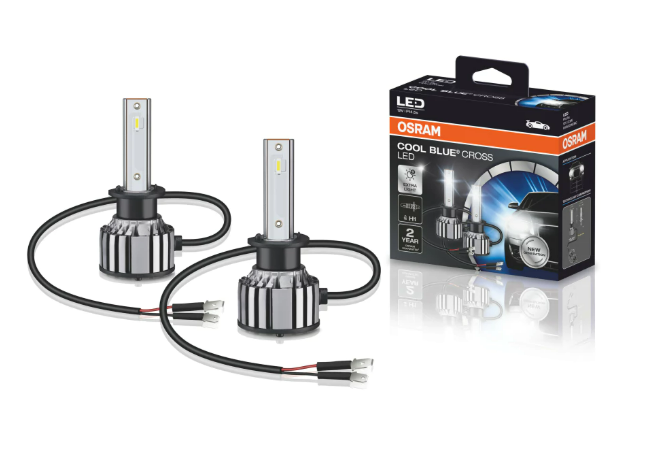 KIT LED COOL BLUE CROSS H1 | 23W-12V