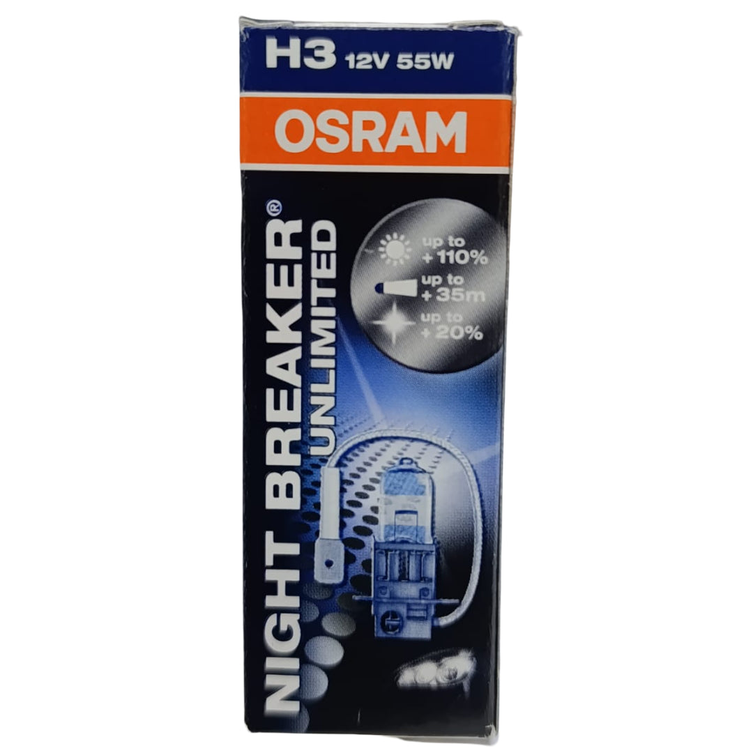 LAMPARA HALOGENA H3 | 12V 55W NB UNLIMITED