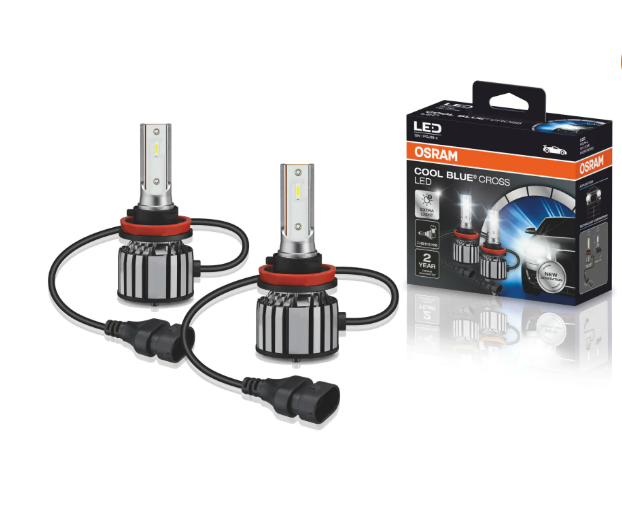 KIT LED COOL BLUE CROSS H8-H11-H16 | 23W-12V