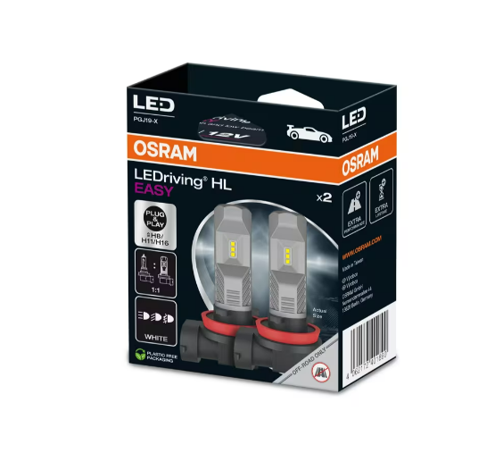 JUEGO DE LAMPARAS LED DRIVING HL EASY H18-H11-H16 | 12V
