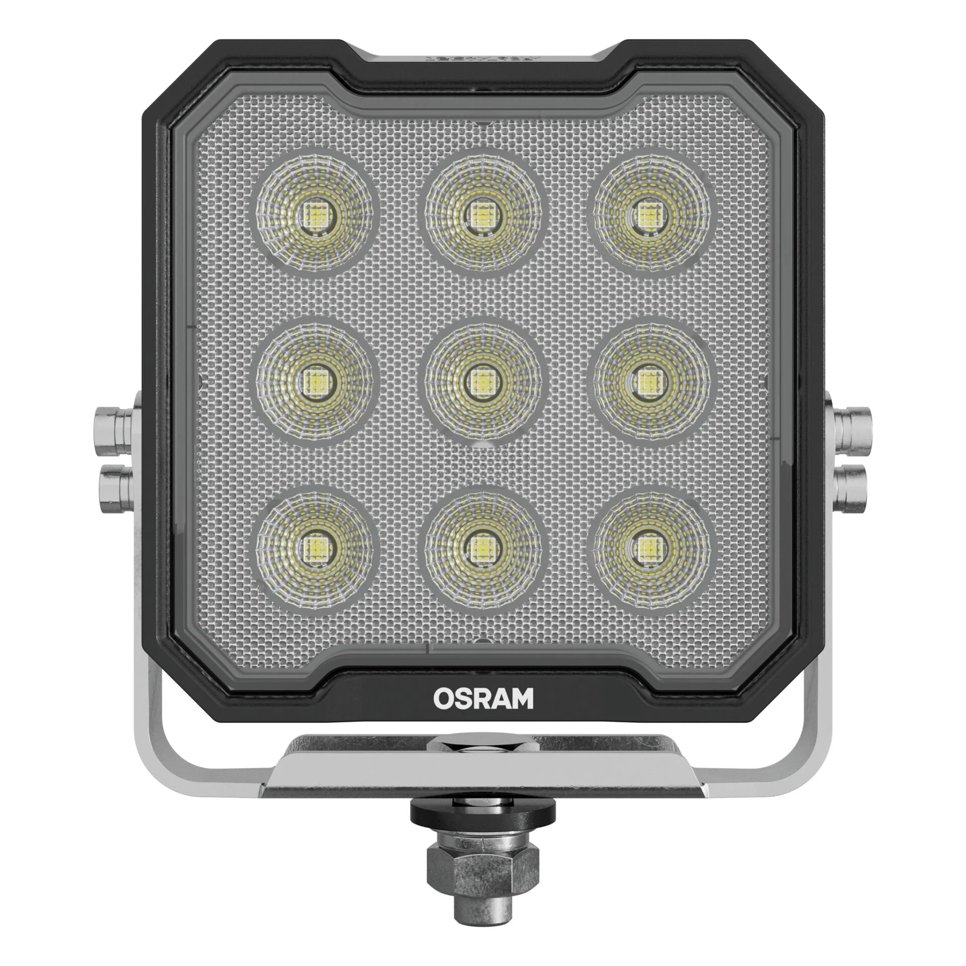 LEDWL108 FARO CON LEDS CUADRADO 110 MM (CUBE) 9 LED CON HAZ DE LUZ ABIERTO