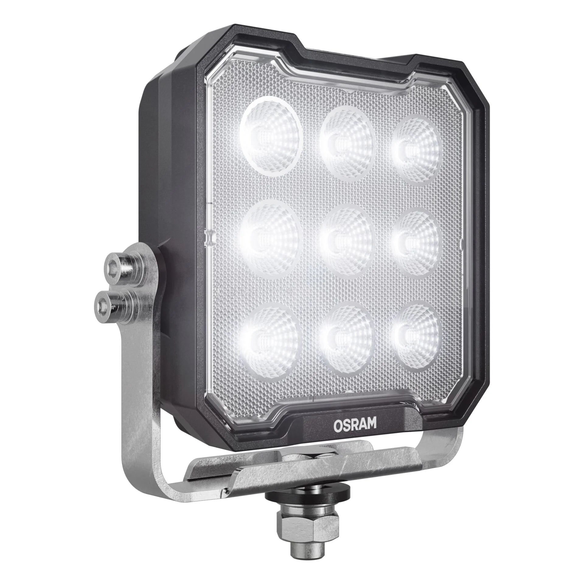 LEDWL108 FARO CON LEDS CUADRADO 110 MM (CUBE) 9 LED CON HAZ DE LUZ ABIERTO