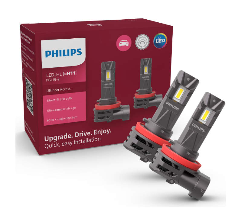 JUEGO DE LAMPARAS LED H11 | 11362 U2500 12V-20W