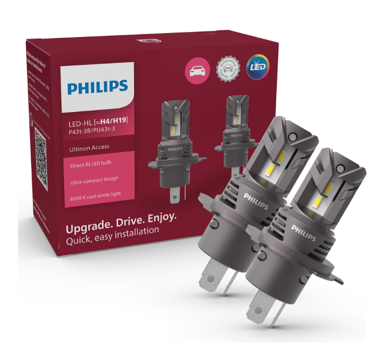 JUEGO DE LAMPARAS LED H4 | 11342 U2500 12V-20W