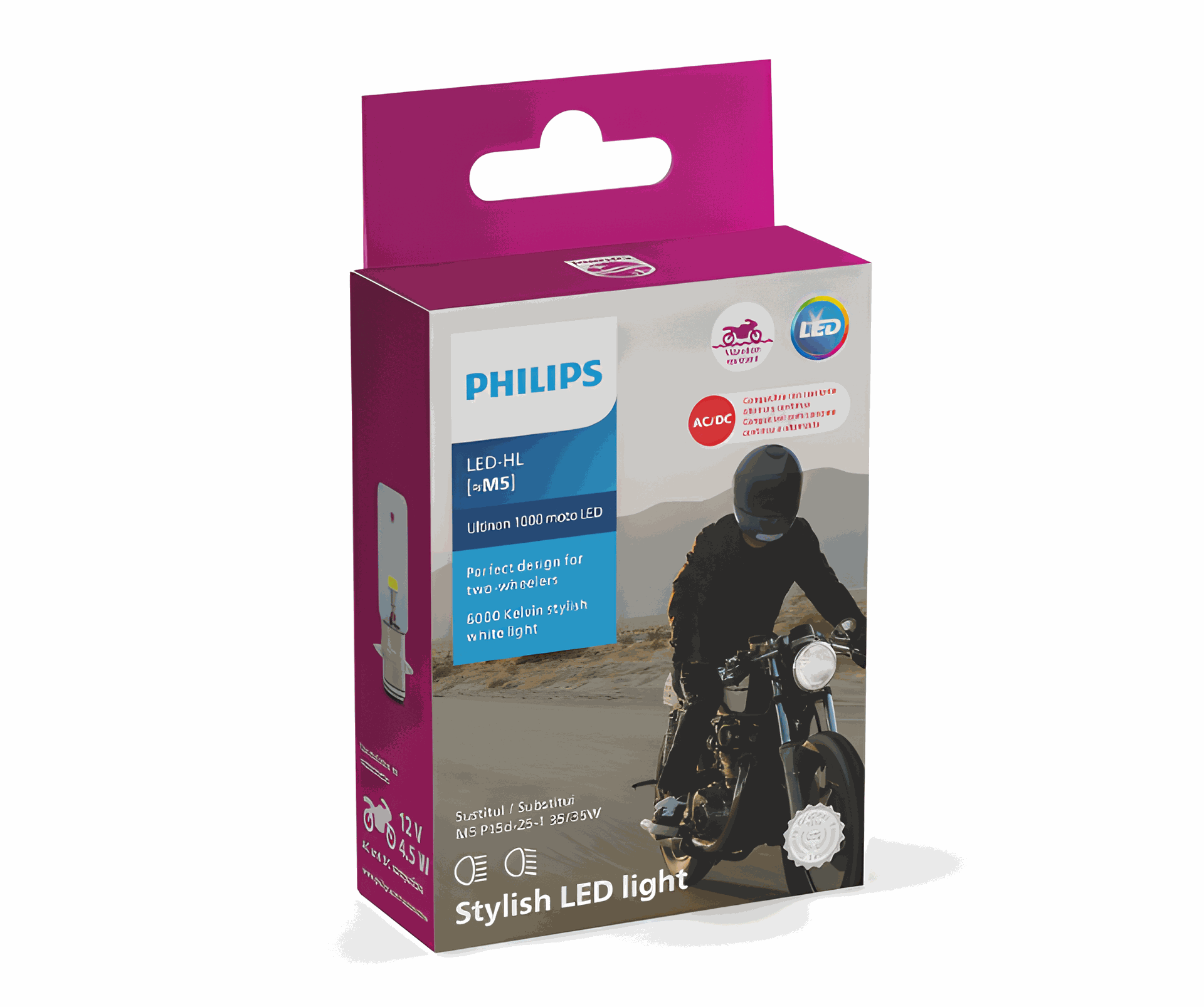 LAMPARA LED MOTO M5/T19 | 12V-4,5W