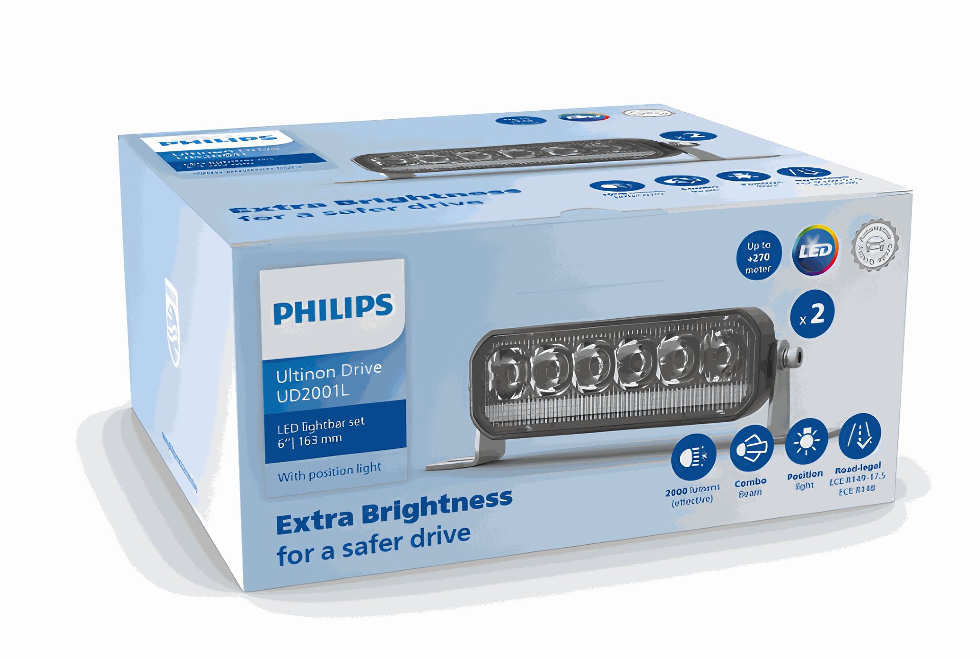 JUEGO DE BARRAS LED ULTINON DRIVE 2000 | 12-30V - 30W 15CM