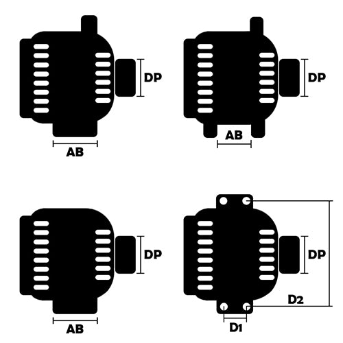 ALTERNADOR TIPO VALEO | 12V 180A(UNIPOINT) (UNIPOINT)