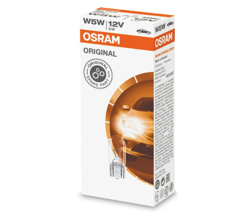 LAMPARA INCANDESCENTE | 12V 5W W2,1X9,5D