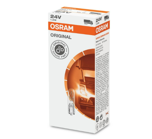 LAMPARA INCANDESCENTE | 24V 1,2W W2X4,6D