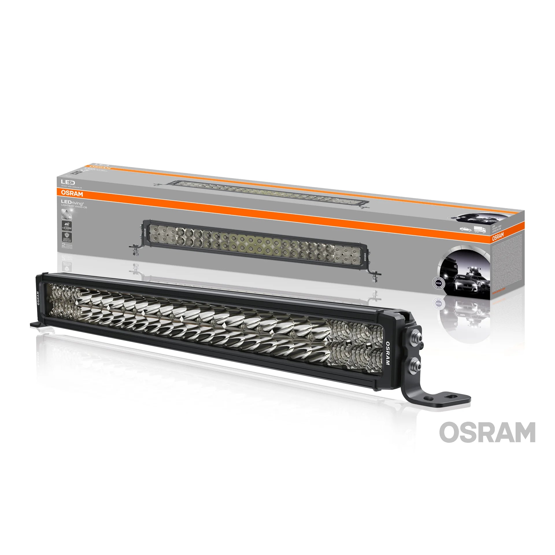 LEDDL118-CB BARRA 582 MM (LIGHTBAR) DE LEDS 2 FILAS CON HAZ DE LUZ COMBINADO