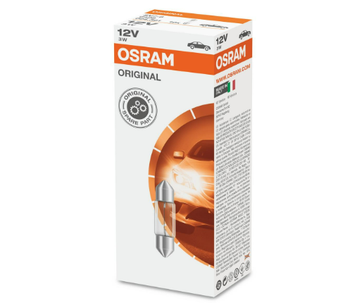 LAMPARA TUBULAR INCANDESCENTE | 12V 3W SV 7-8