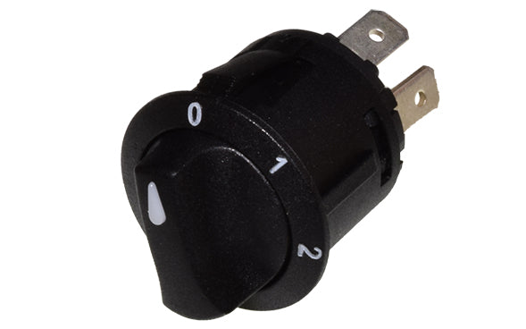 INTERRUPTOR UNIVERSAL | LLAVE ROTATORIA 2 POSICIONES ILUMINADA