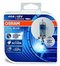 JUEGO DE LAMPARAS HALÓGENAS | H4 12V 100/90W COOL BLUE BOOST P43T