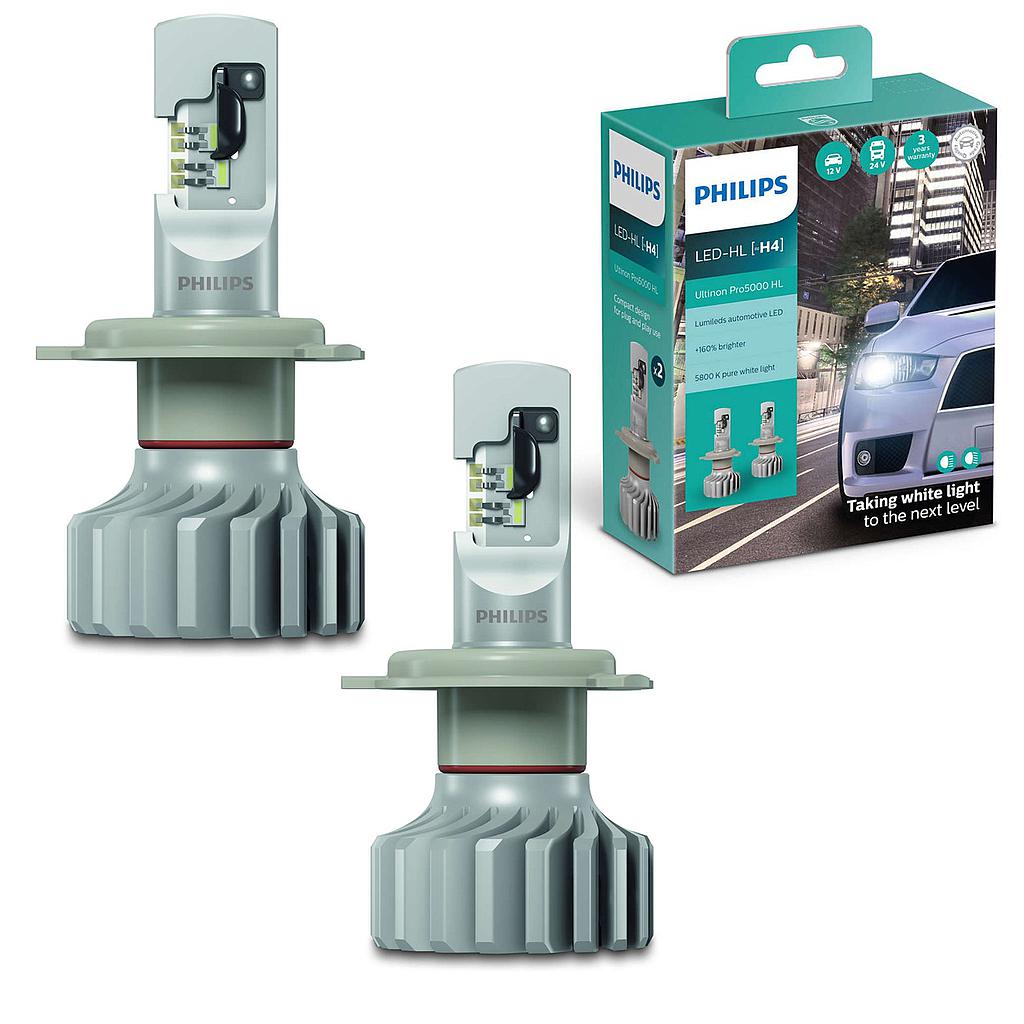 JUEGO DE LAMPARAS LED H4 11342 U50CW 12/24V. 15W