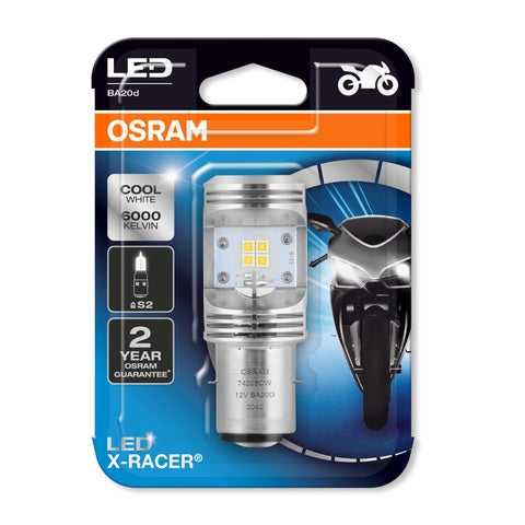 LAMPARA LED | TIPO BOSCH 12V 5/6W BA20D LED MOTO