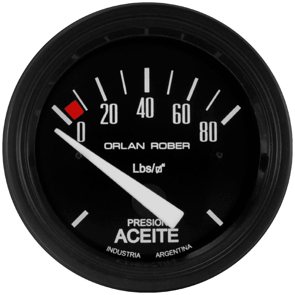 MANOMETRO PRESION DE ACEITE ELÉCTRICO | 24V 80LBS CLASSIC