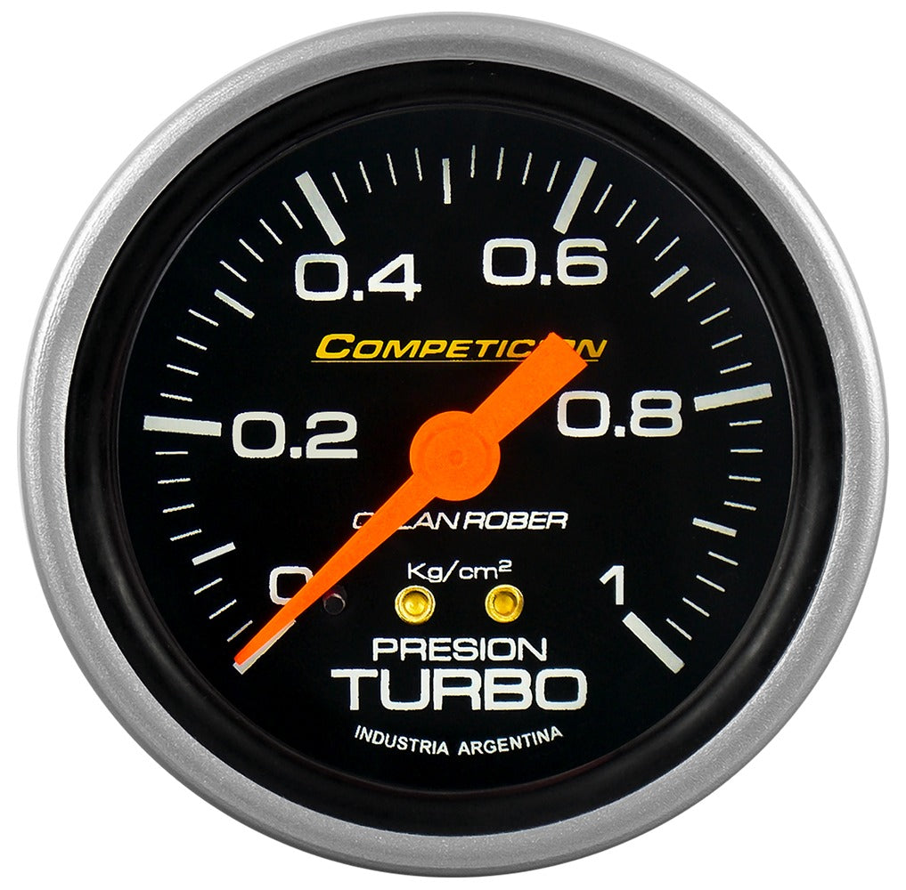 MANOMETRO PRESION TURBO | 1KG COMPETICIÓN NEGRO