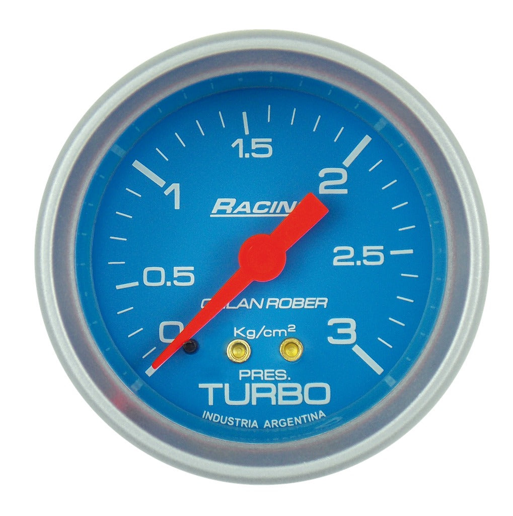 MANOMETRO PRESION TURBO | 3KG RACING CELESTE