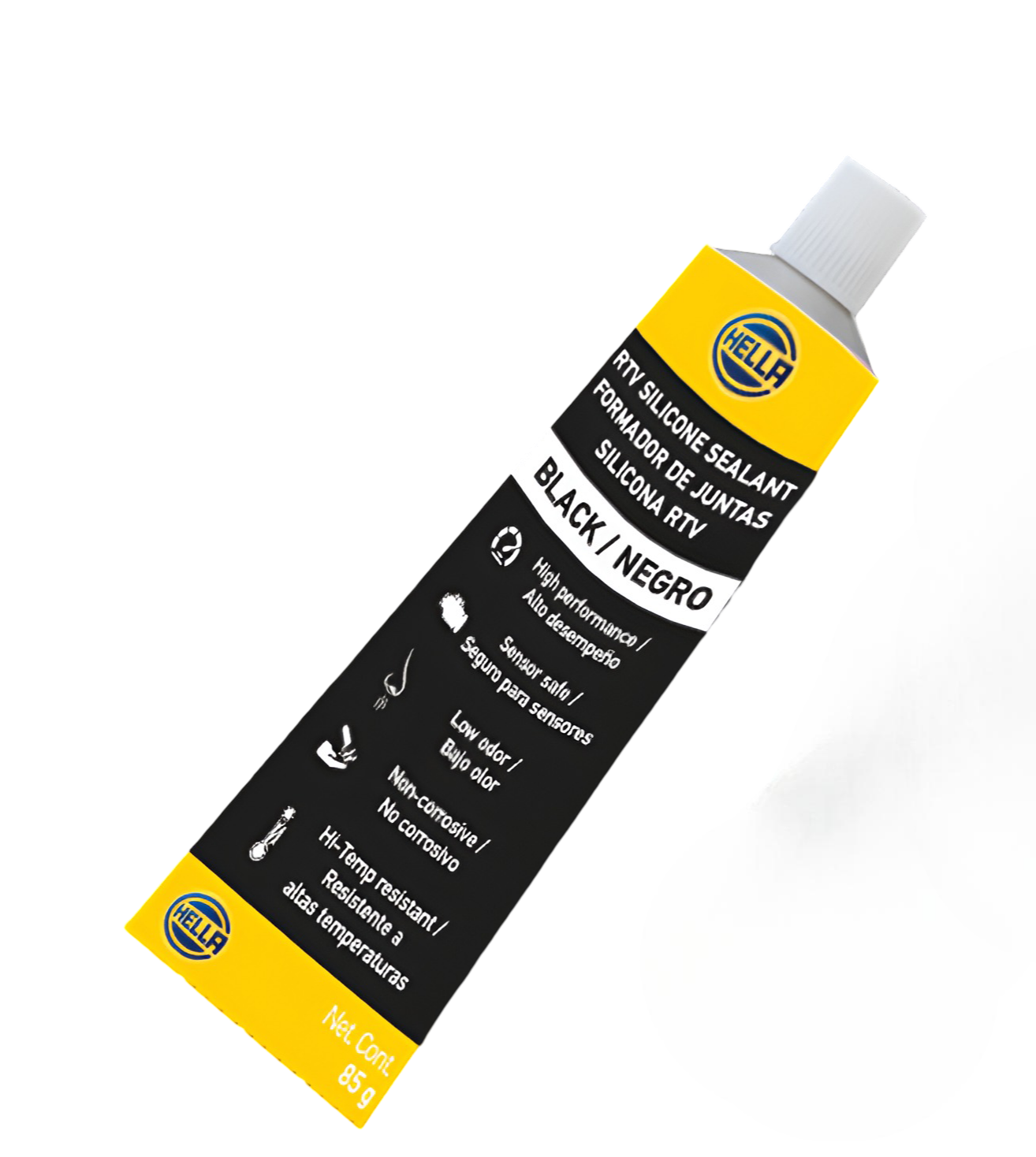 SILICONA HELLA FORMADORA JUNTAS - TUBO X 85 G NEGRA