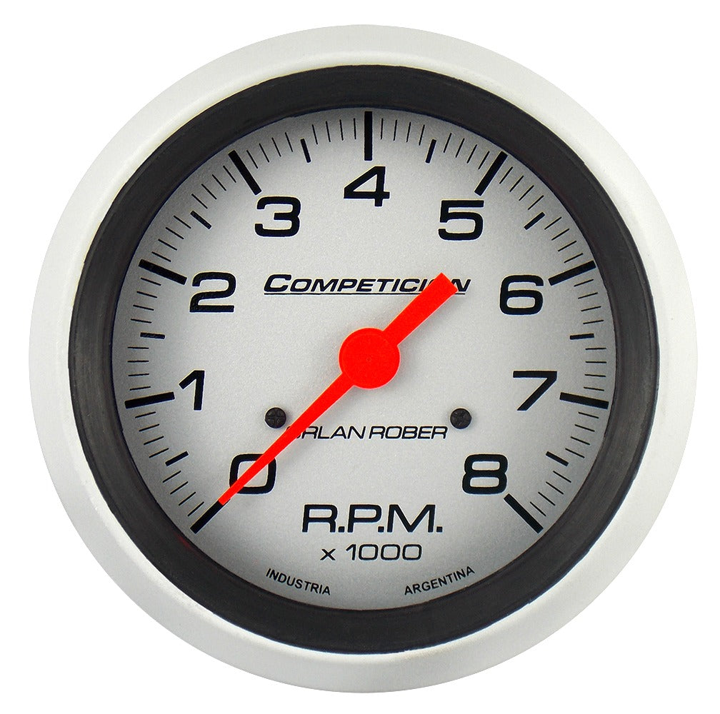 TACOMETRO | 2/4C 8000RPM COMPET. PLATA (REEMPLAZA A 832 P 2448)