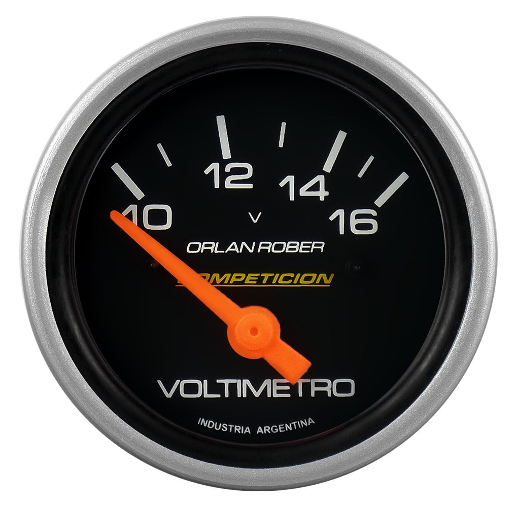 VOLTIMETRO | 12V COMPETICIÓN NEGRO