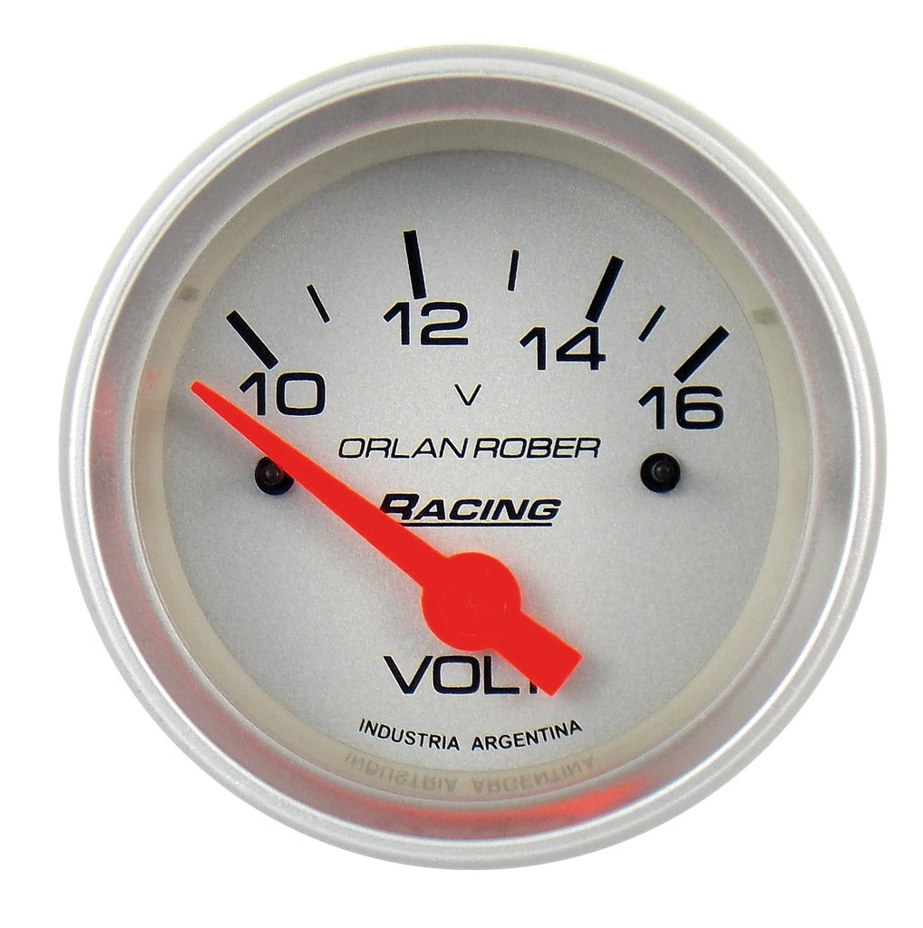 VOLTIMETRO | 12V RACING PLATA