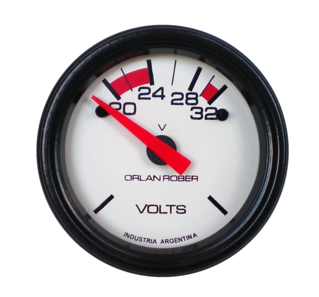 VOLTIMETRO | 24V LINEA BLANCA