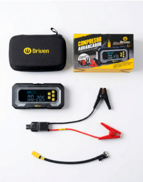 COMPRESOR DE AIRE Y ARRANCADOR | USB Y CARGADOR