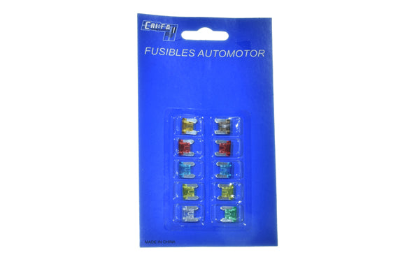 FUSIBLERA | 10 MINI FUSIBLES SURTIDOS