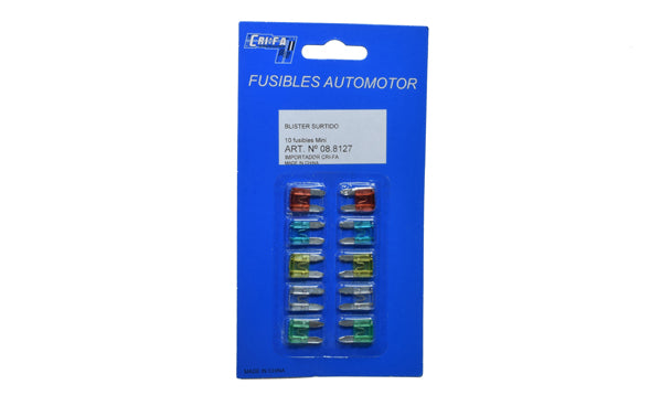 FUSIBLES MINI SURTIDOS | X10