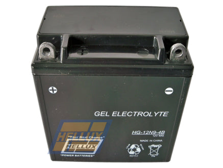 Batería de moto gel - Tipo yuasa 12V