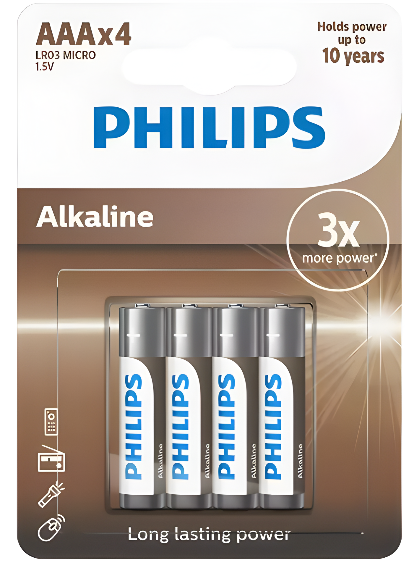 Blister X4 pilas power alkaline aaa - Phillips
