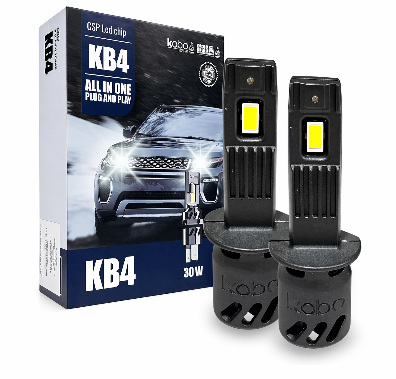 KIT DE LED KB4 H1 | 30 WATTS ALL IN ONE CON COLER INTERNO