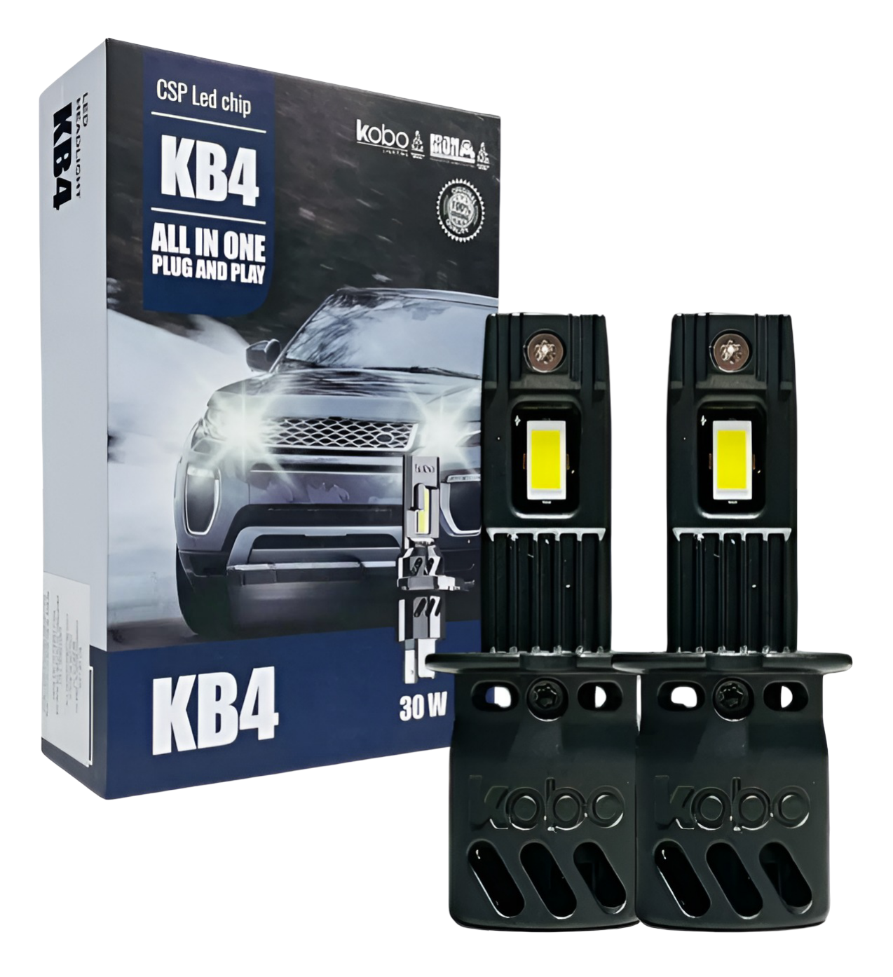 KIT LED KB4 H3 | 30 WATTS ALL IN ONE CON COOLER INTERNO