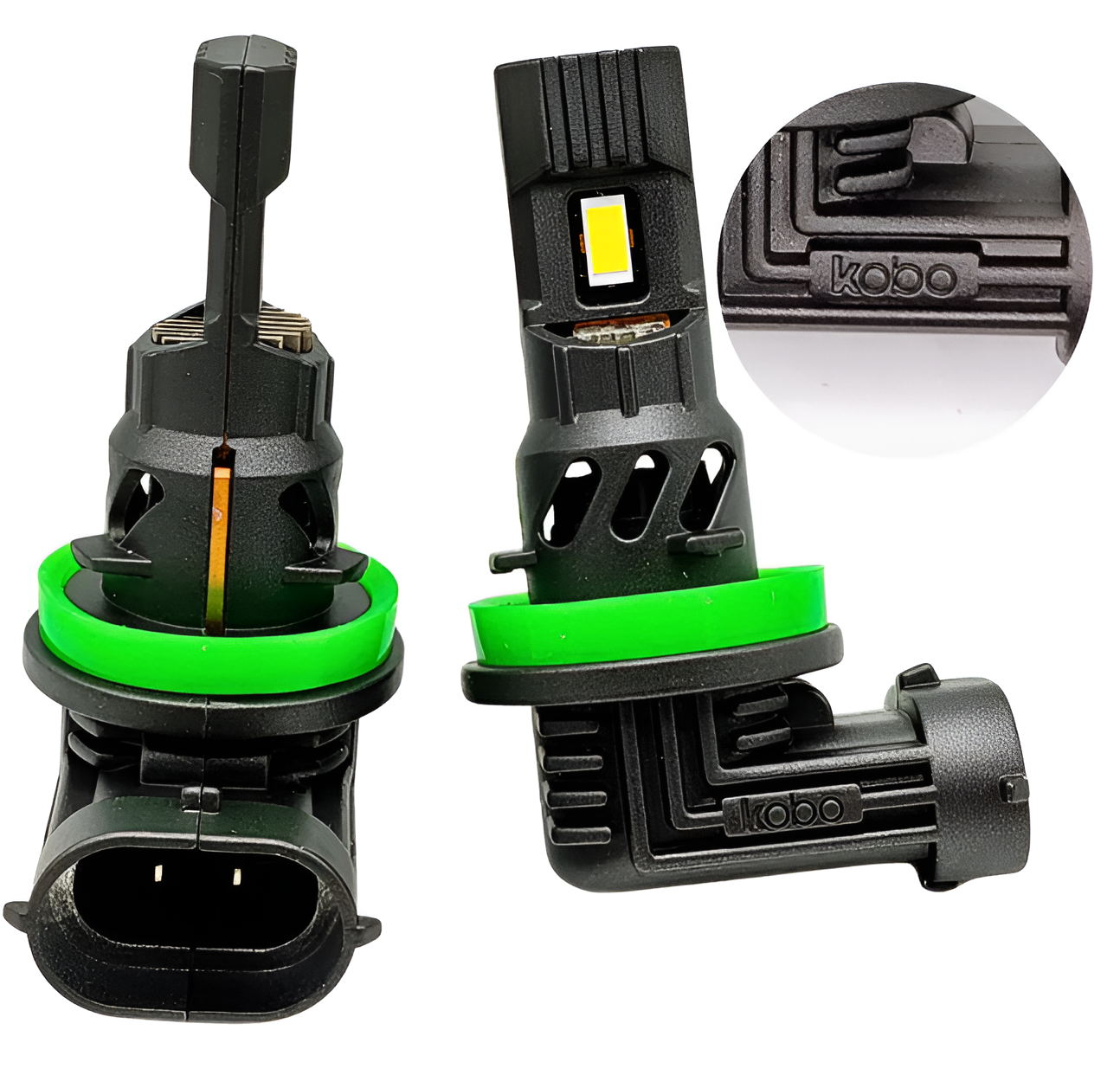 KIT LED KB4 H11 | 30 WATTS ALL IN ONE CON COOLER INTERNO