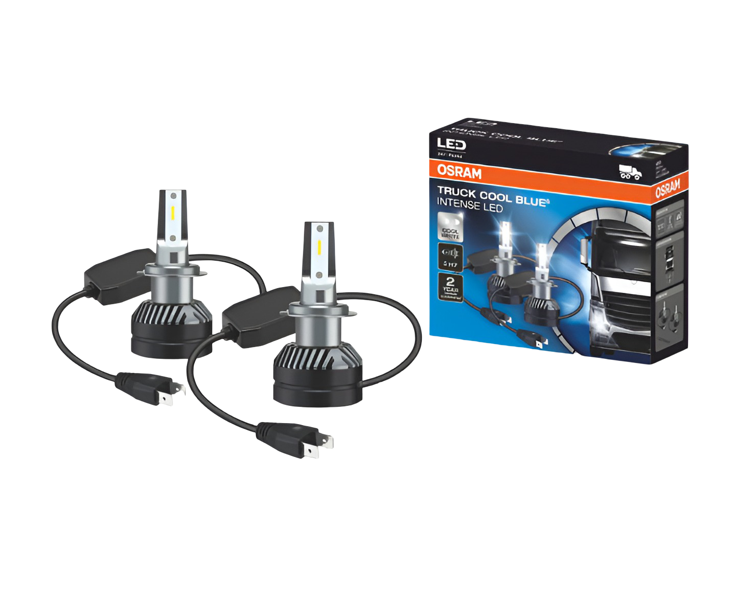 JUEGO DE LEDS H7 | 28W 12V-24V PX26D LINEA TRUCK PESADA