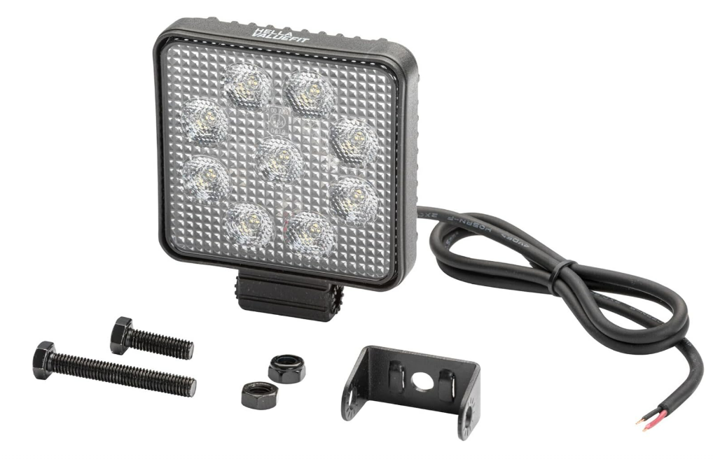 FARO LED PS1000 CUADRADO 9 LED HELLA DE REVERSA | 12-24V 9W